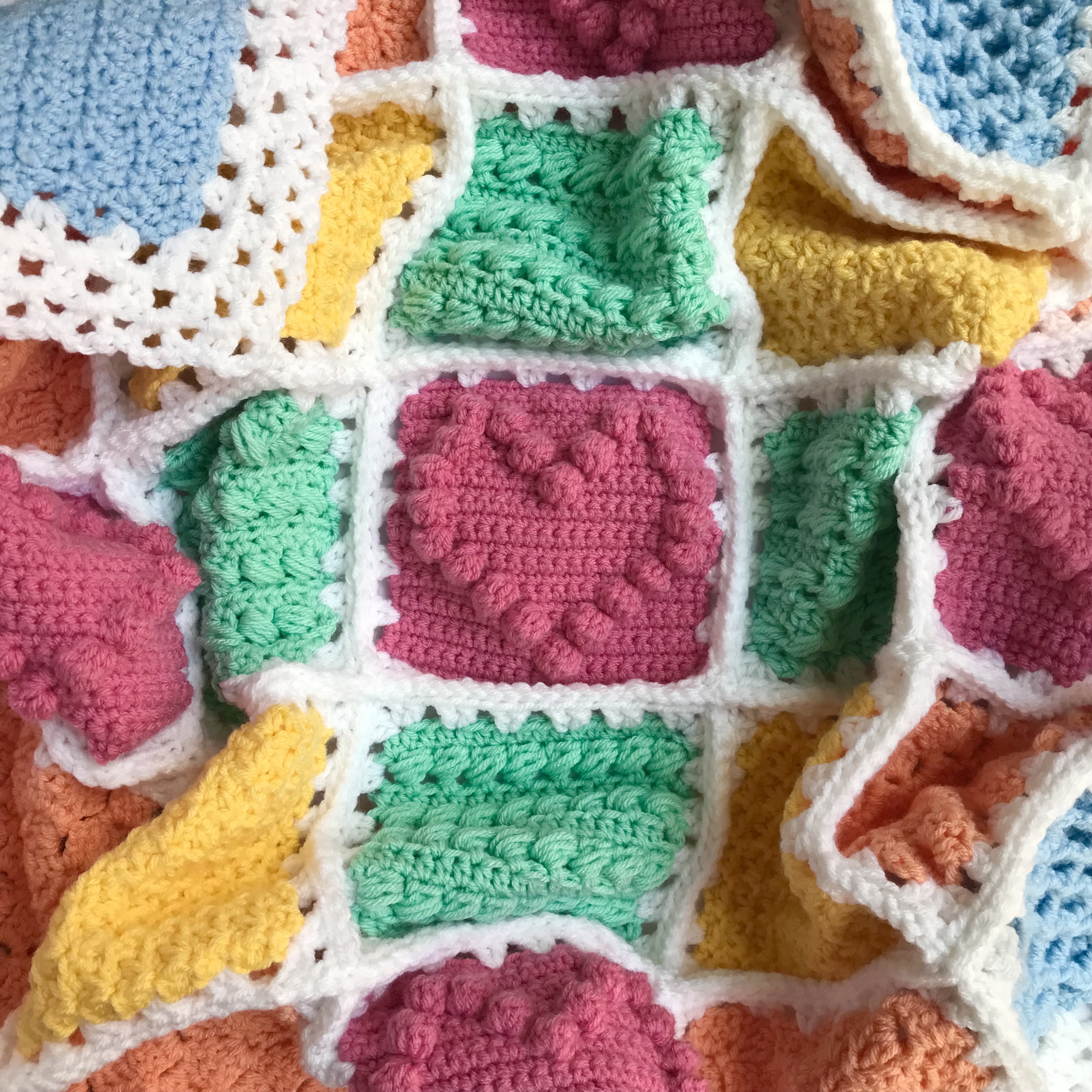Over the Rainbow Crochet Baby Blanket Pattern