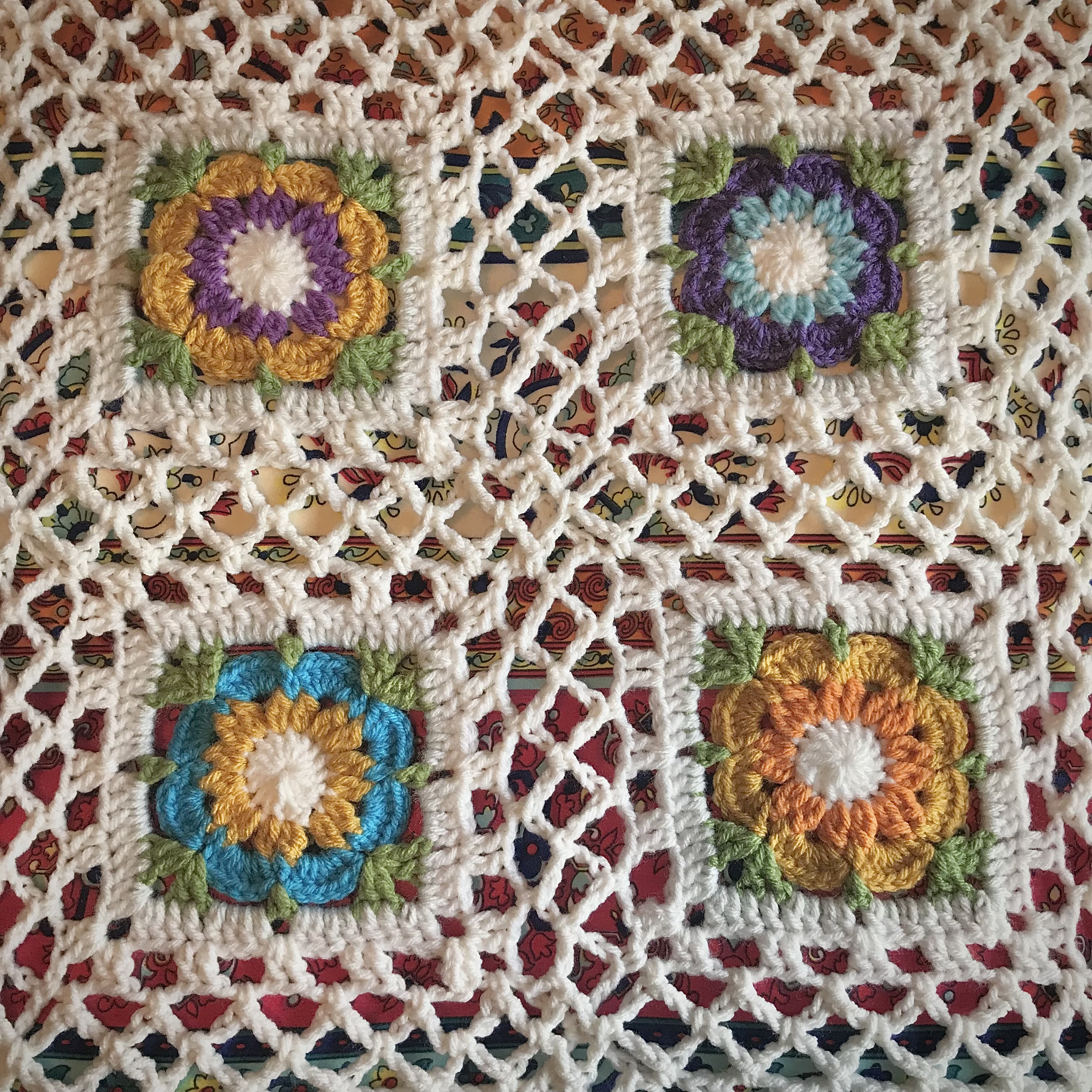 My Secret Garden Afghan Crochet Blanket Pattern – CAL Part 2