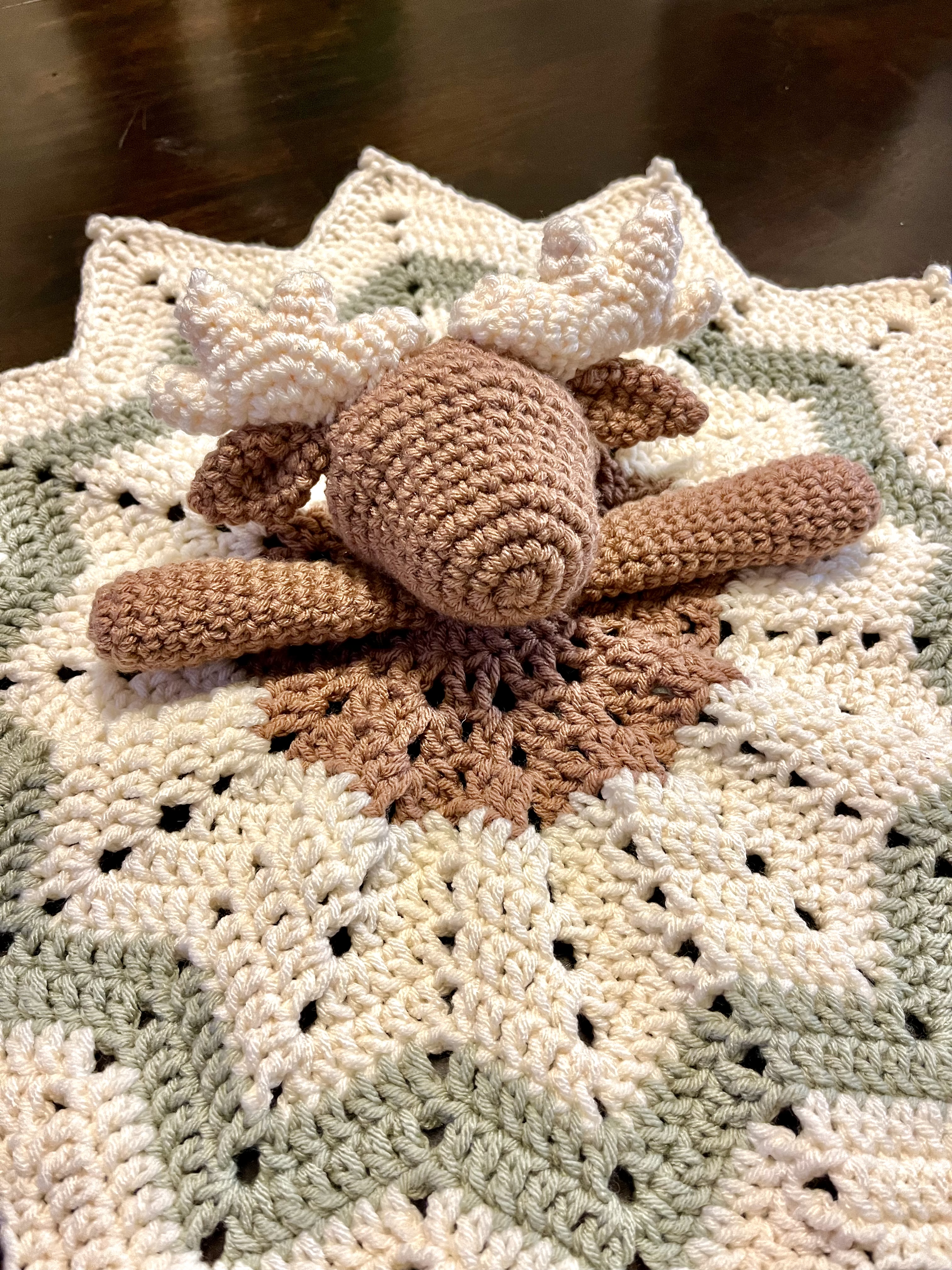Miles the Moose Crochet Lovey Pattern