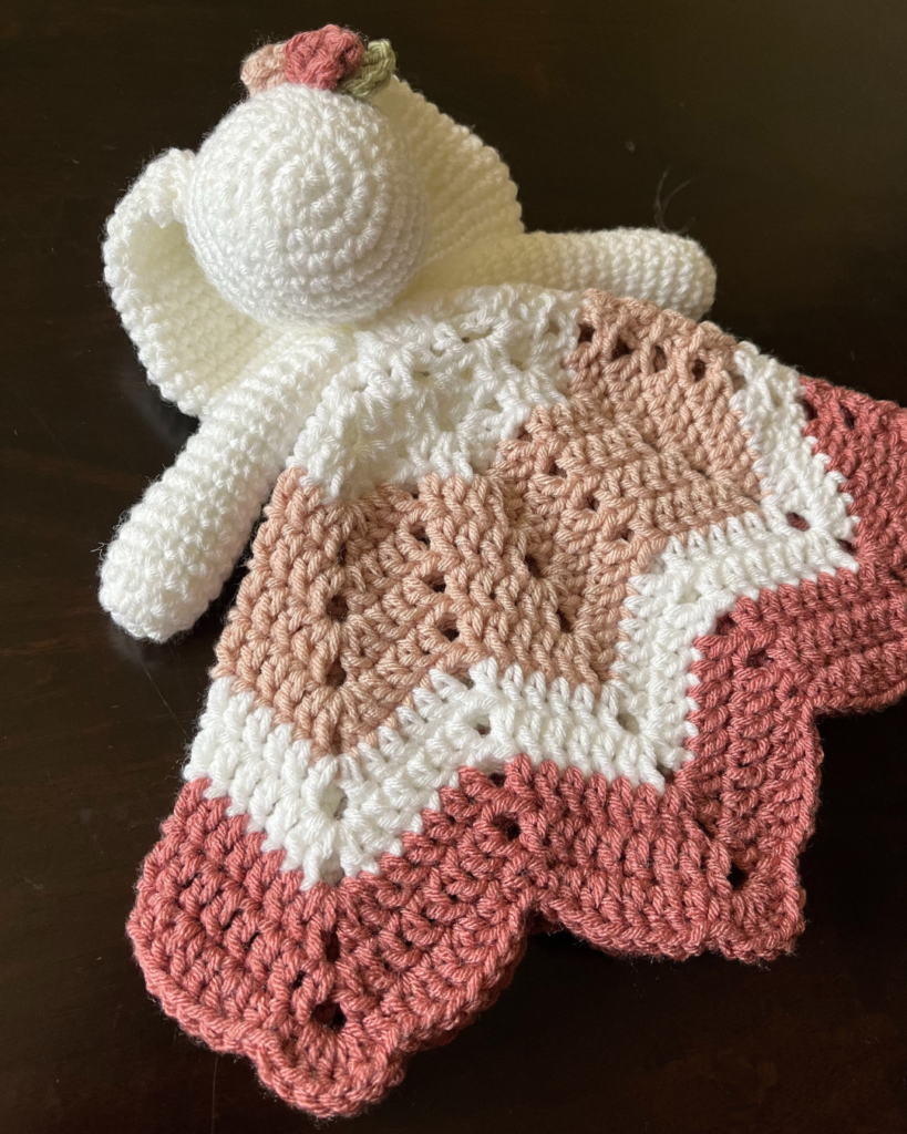 crochet bunny lovey