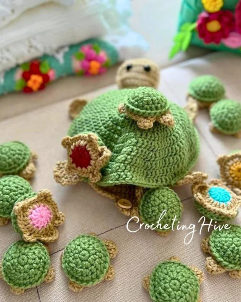 crochet turtle game