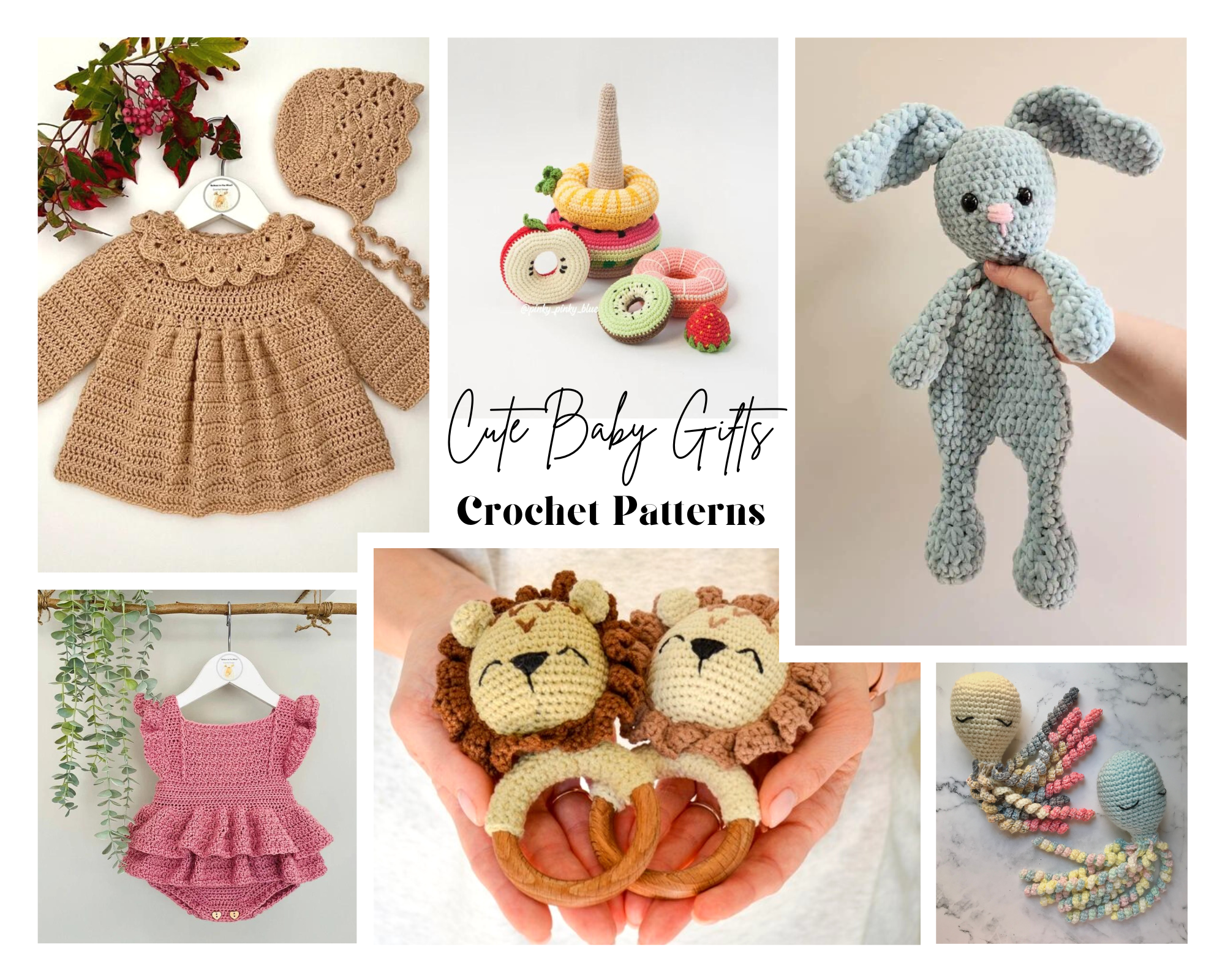 60+ Crochet Baby Gifts (for Baby Showers)