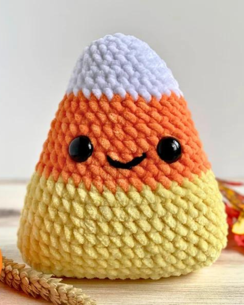 chunky yarn candy corn