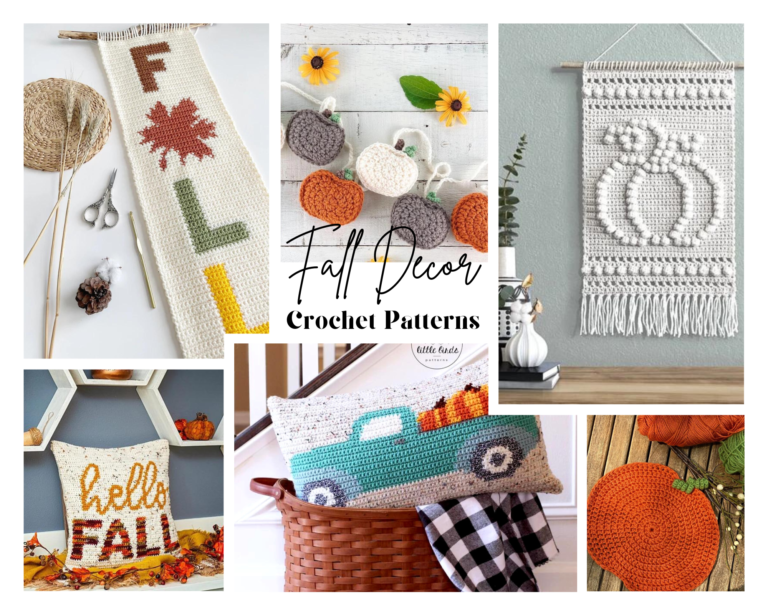 18 Crochet Fall Decor Patterns for 2023