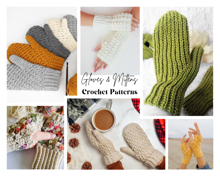 16 Crochet Gloves and Mittens to Keep You Cozy