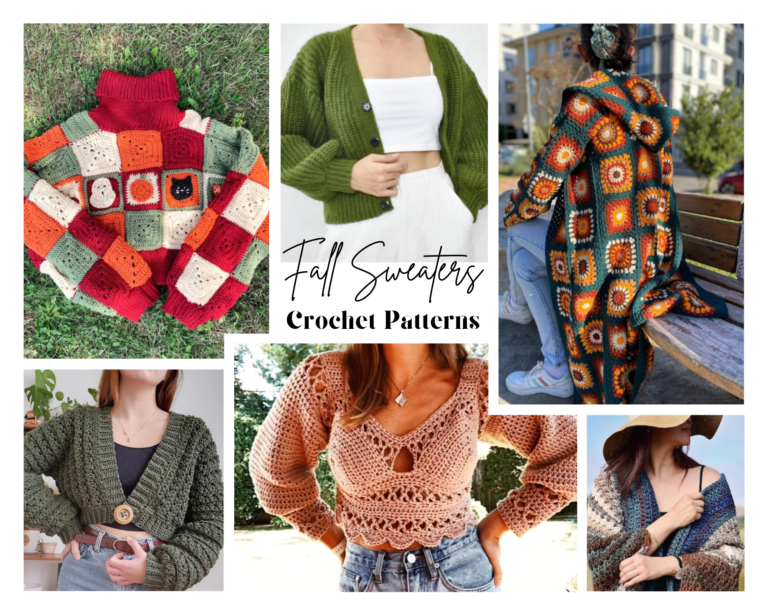 30 Crochet Fall Sweaters for 2023