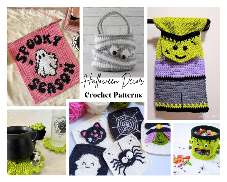 16 Crochet Halloween Decor Patterns to Spookify Your Home