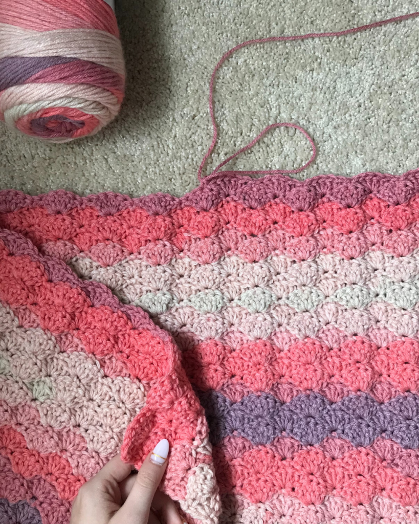 crochet shell stitch