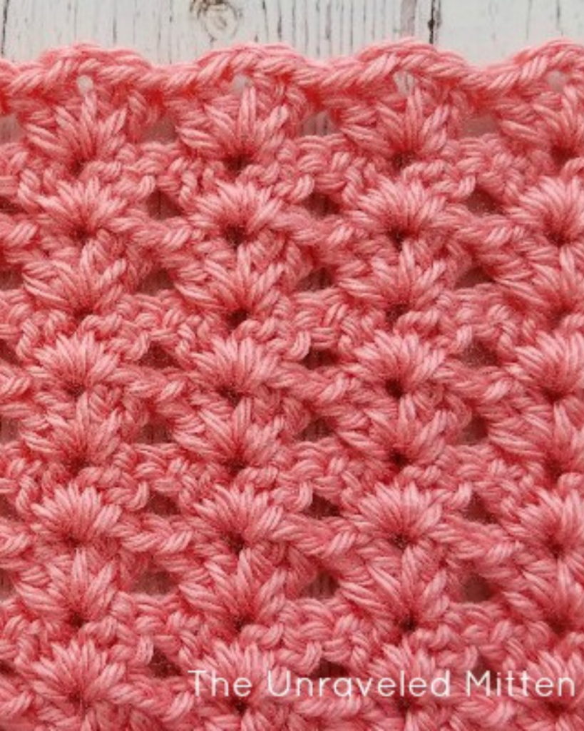 crochet iris stitch