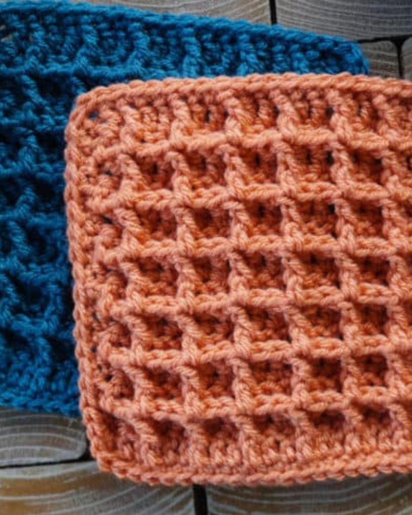 crochet waffle stitch