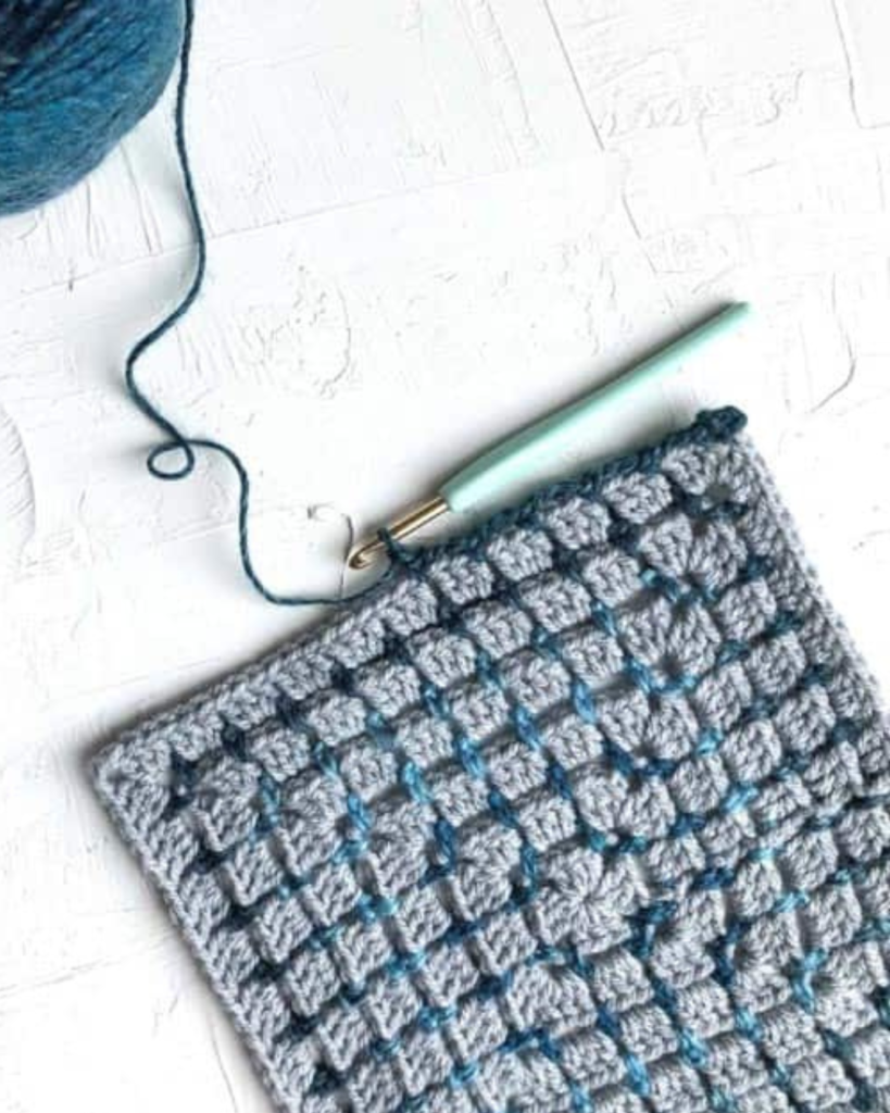 crochet block stitch