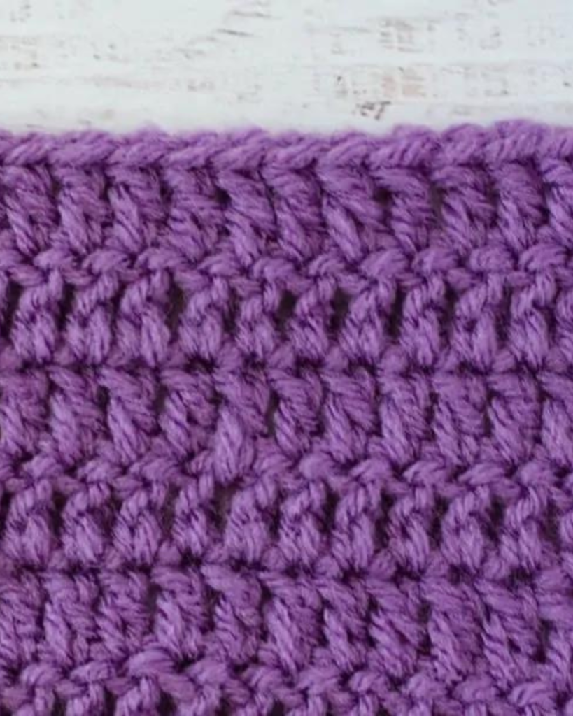 double crochet stitch
