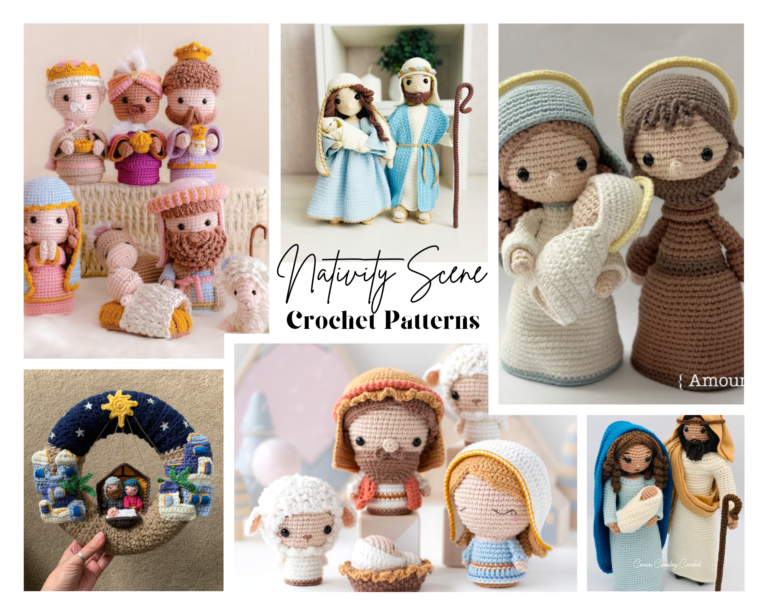 16 Crochet Nativity Patterns to Light Up Your Home