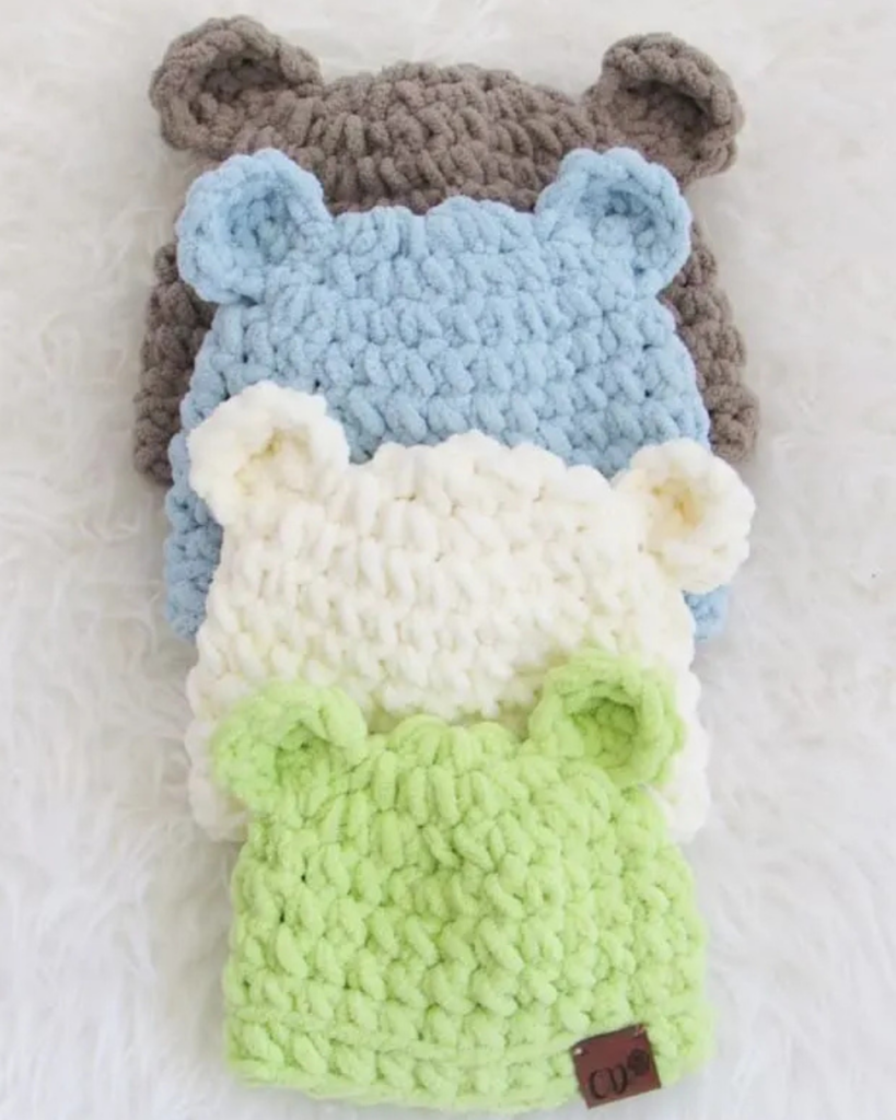 quick crochet baby gifts – simple baby hat pattern