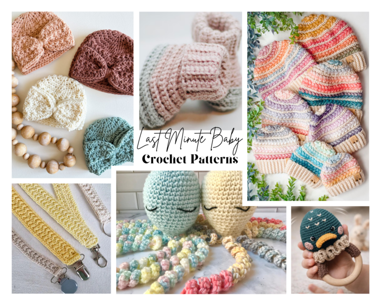 quick crochet baby gifts – easy handmade baby gift ideas