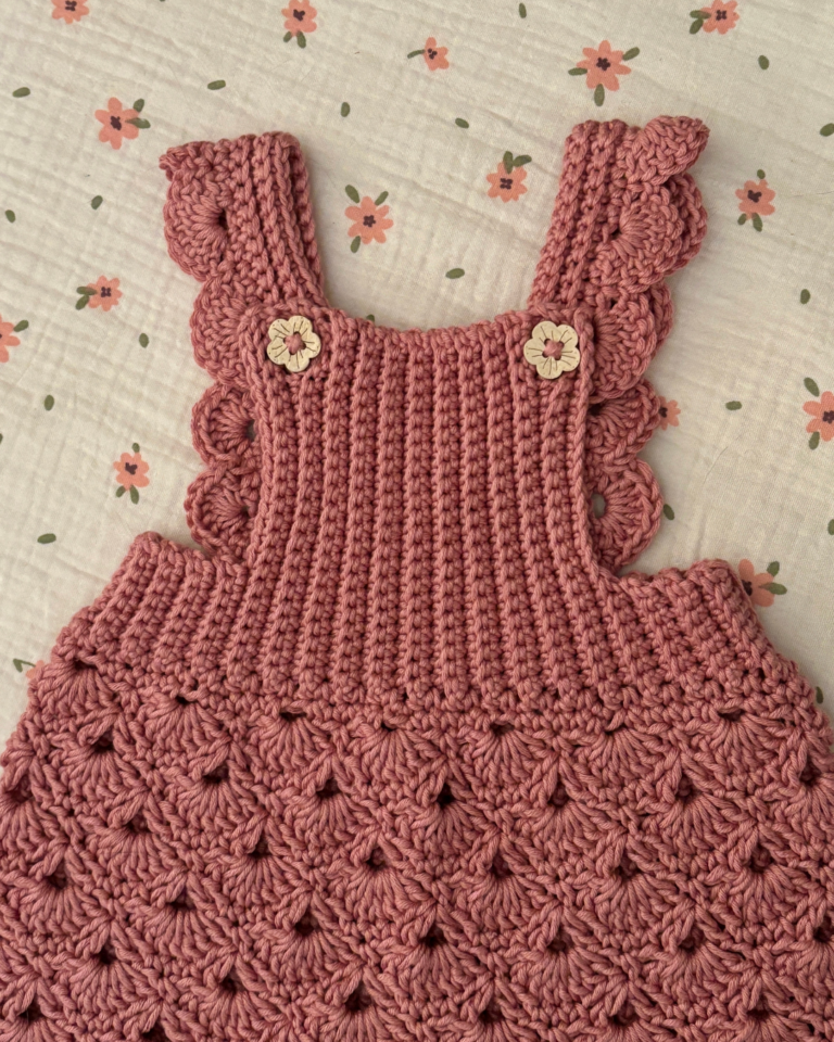 Storybook Lane Crochet Baby Overall Dress (Beginner Friendly)